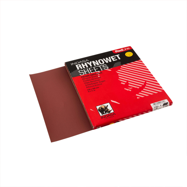 Лист абразивний водостійкий 230мм*280мм зерно Р 800 Red Line Indasa (пачка 50 шт.)