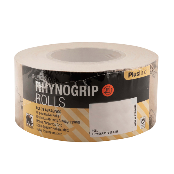 Рулон з системою Velcro без отворів 70mm*25m зерно P 60 Plus Line Indasa (рулон 25 м.)