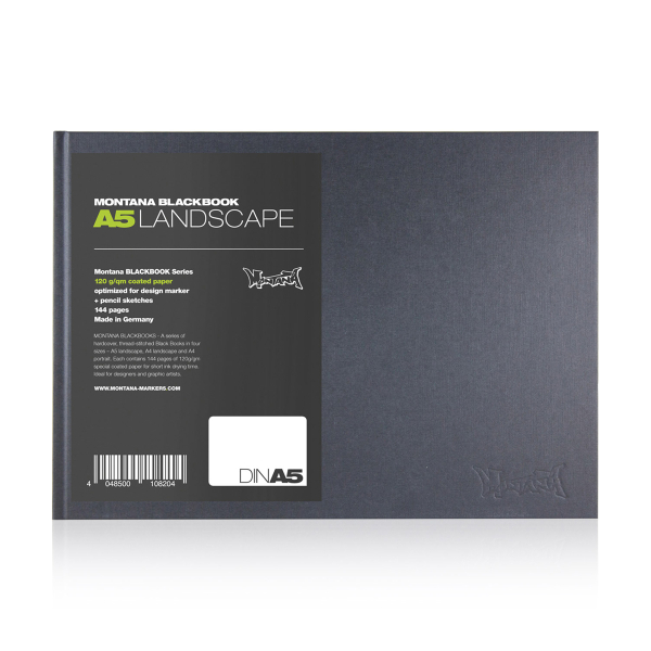 Скетчбук Montana Blackbook A5 Landscape (горизонтальний)