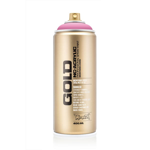 Фарба аерозольна Montana GLD400-S4000 Шокуючий Світло-Рожевий (Shock Pink Light) 400мл