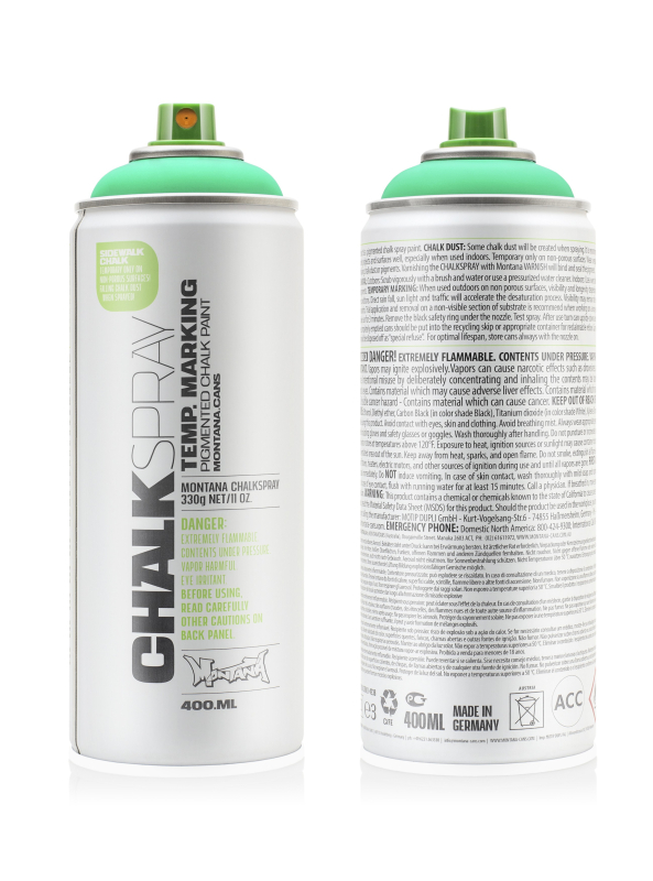 Фарба аерозольна на крейдовій основі Montana Chalk 6120 Бірюзова (Turquoise) 400мл