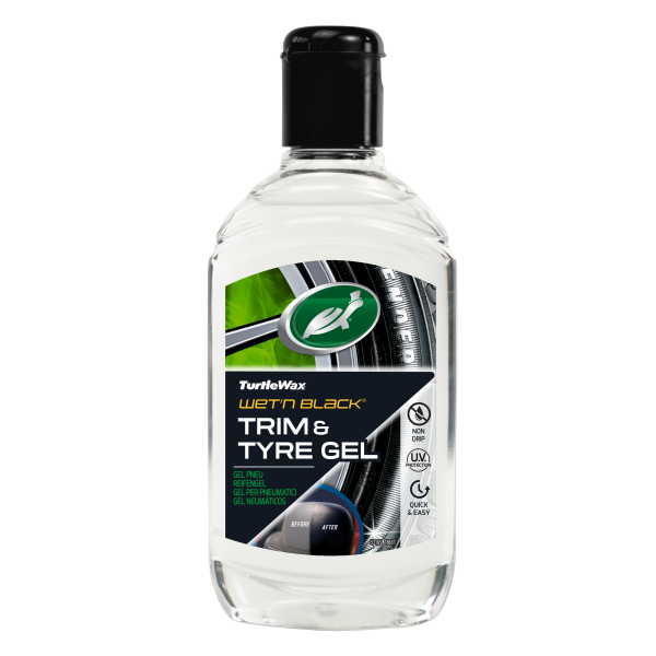 Поліроль-гель чорніння шин і пластику Turtle Wax Wet-n-Black 300 мл