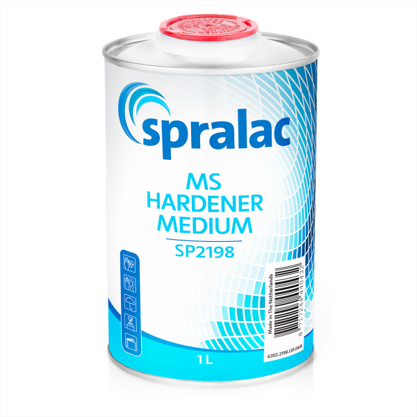SP 2198 MS Hardener Medium MS Затверджувач стандартний SPRALAC 0,5 л