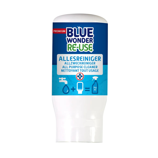 Капсула Premium RE-USE універсальний засіб для чищення Blue Wonder концентрат 50 мл