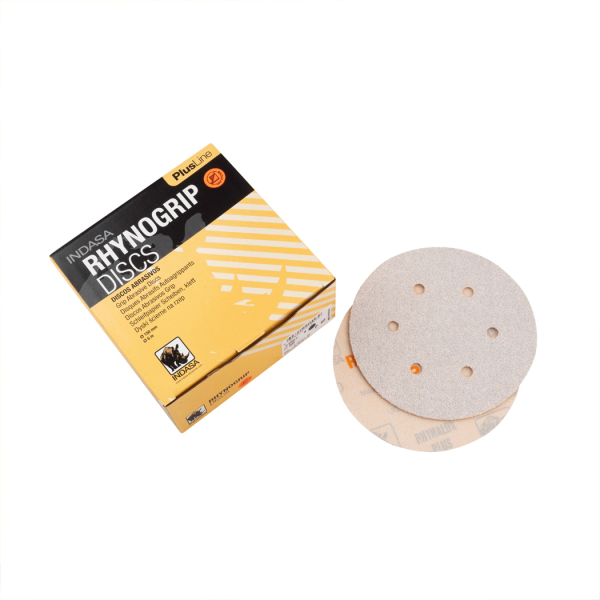 Диск абразивний на 6 отворів 150мм зерно Р 320 Plus Line Indasa (пачка - 50шт)