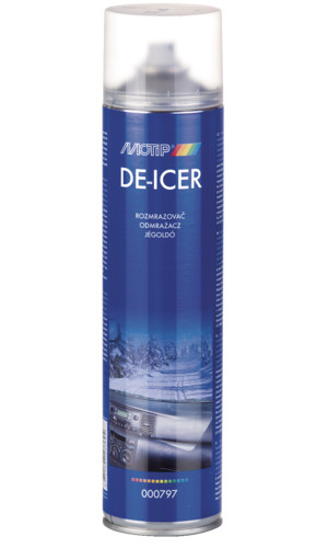 Розморожувач скла потужний аерозольний Motip Black Line 600 мл