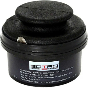 SOTRO Пудра контрольна з аплікатором чорна 150гр 120090