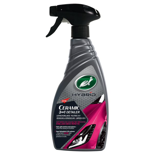 Поліроль кузова з керамікою 3в1 "Суха мийка" Turtle Wax HS Ceramic 3in1 Detailer 500 мл