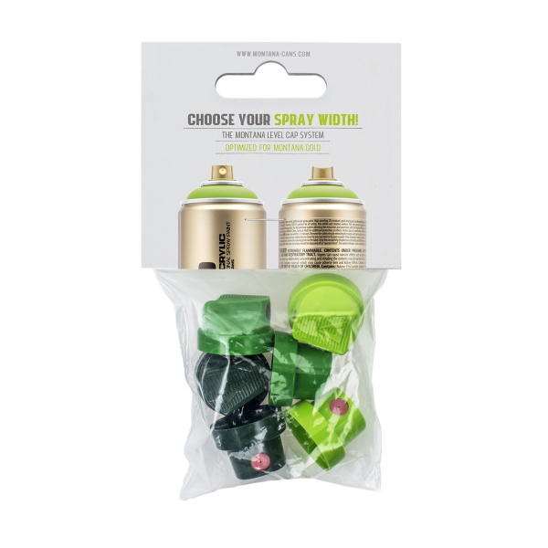 Набір кепів для графіті Montana Level 1-6 (6шт) .