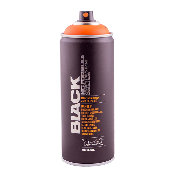 Фарба аерозольна Montana BLK400-2075 Чистий Помаранчевий (Pure Orange) 400мл