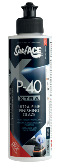 Поліроль P-40 XTRA фінішна антиголограма полірувальна паста SURF-ACE 0,25 кг