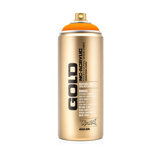 Фарба аерозольна Montana GLD400-F2000 Орожевий (Power Orange) 400мл