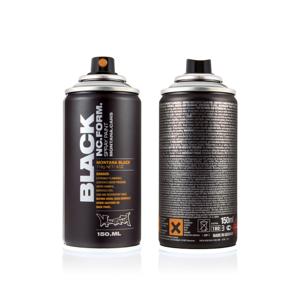 Фарба аерозольна Montana BLK150 Контурний Сріблястий (Outline Silver) 150мл