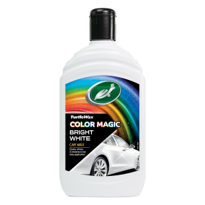 Поліроль для кузова з відновленням кольору Turtle Wax Color Magic White біла 500 мл