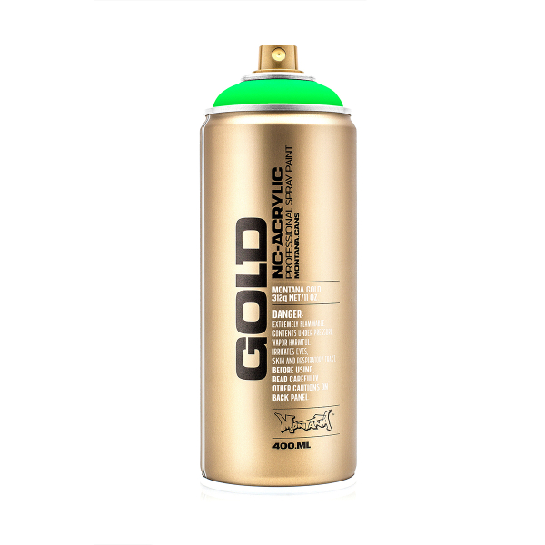 Фарба аерозольна Montana GLD400-F6000 Зелений (Acid Green) 400мл