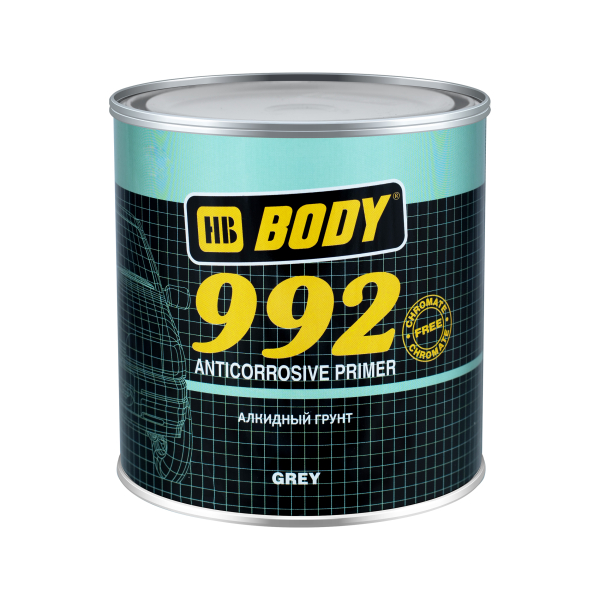 Body 992 1K Антикорозійний грунт 1кг сірий