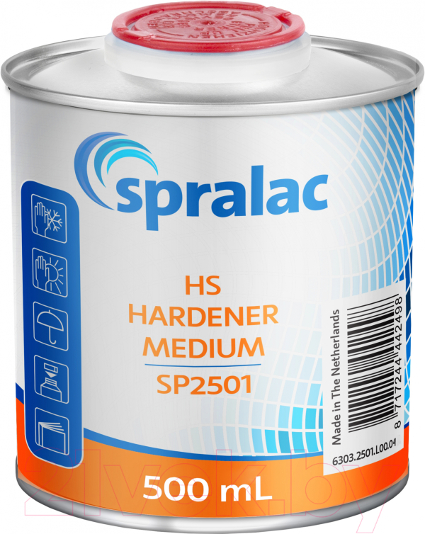 SP 2501 HS Hardener Medium HS Затверджувач стандартний SPRALAC 0,5 л