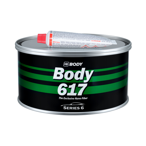 Body 617 Nano Fiber шпаклівка з еластичним скловолокном 0,5 кг