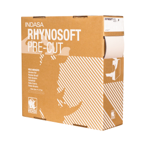 Рулон абразивний на поролоні 115мм/25м зерно Р1500 (в коробці з перфорацією) RHYNOSOFT Indasa