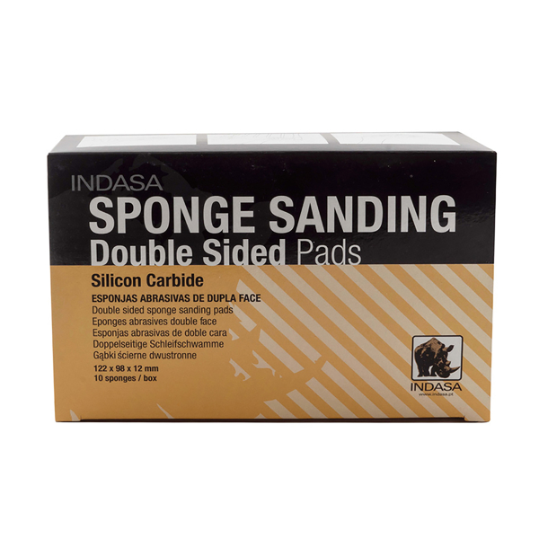 Двосторонні абразивні спонжі 98x122x13 мм зерно Р120 Indasa (пачка 10 шт.)