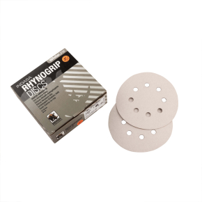 Диск абразивний на 8 отворів 125мм зерно Р 320 White Line Indasa (пачка - 50шт)