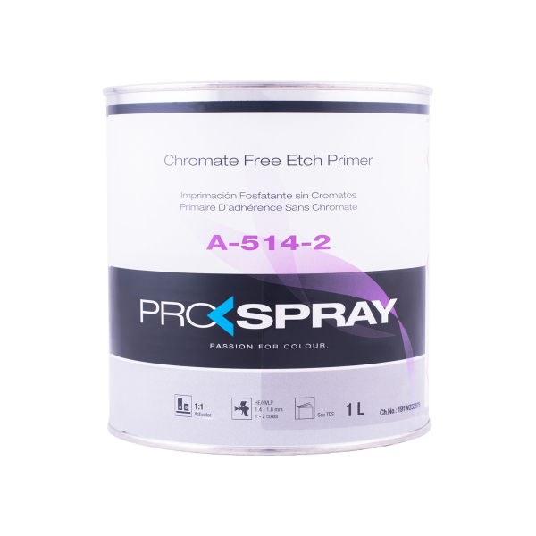 Грунт антикорозійний Wash primer 1:1 PROSPRAY 1 л