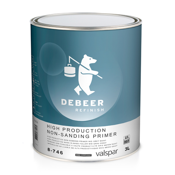 8-74640 HS Грунт "мокрий по мокрому" чорний DEBEER 3 л