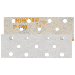 Абразивні смужки розміром 70х420 мм 23 отвори зерно Р 120 HT Line Indasa (пачка 50 шт.)