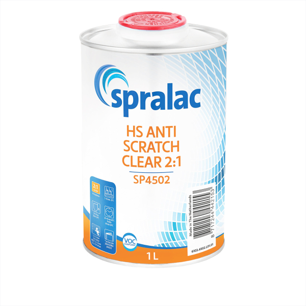 SP 4502 HS Anti scratch Clear 2:1 HS Лак стійкий до подряпин SPRALAC 1 л