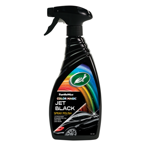 Поліроль з синтетичними восками й пігментами для чорних авто Turtle Wax HYBRID JET BLACK 500 мл