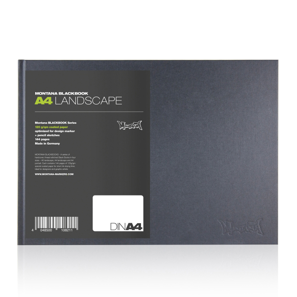 Скетчбук Montana Blackbook A4 Landscape (горизонтальний)