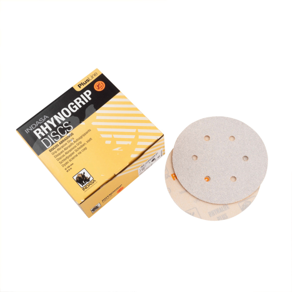 Диск абразивний на 6 отворів 150мм зерно Р 60 Plus Line Indasa (пачка - 50шт)