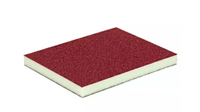 Kovax Doubleflex Губка ручна абразивна 123х98х13 червона 360-400