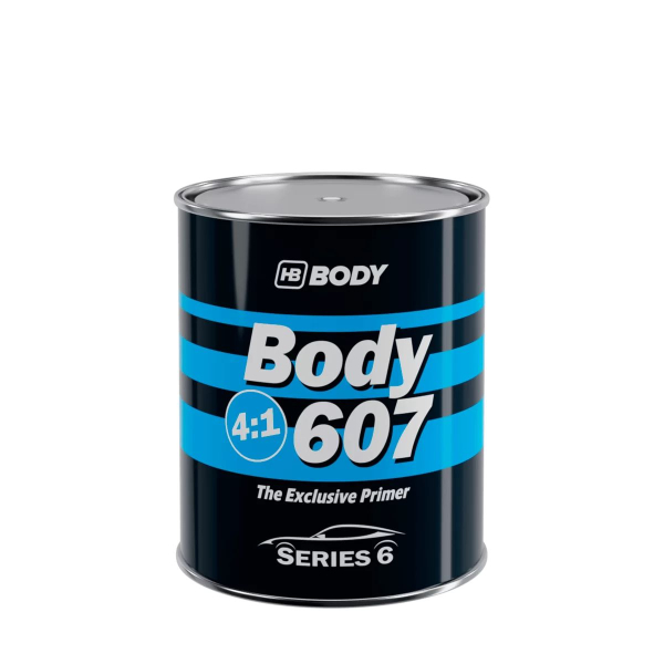 Body 607 4:1 UHS Primer Грунт-наповнювач 800мл білий + Body 625 затвердник до грунта 634, 607 0,2л
