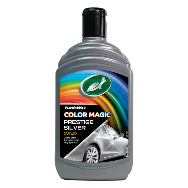 Поліроль для кузова з відновленням кольору Turtle Wax Color Magic Silver срібна 500 мл