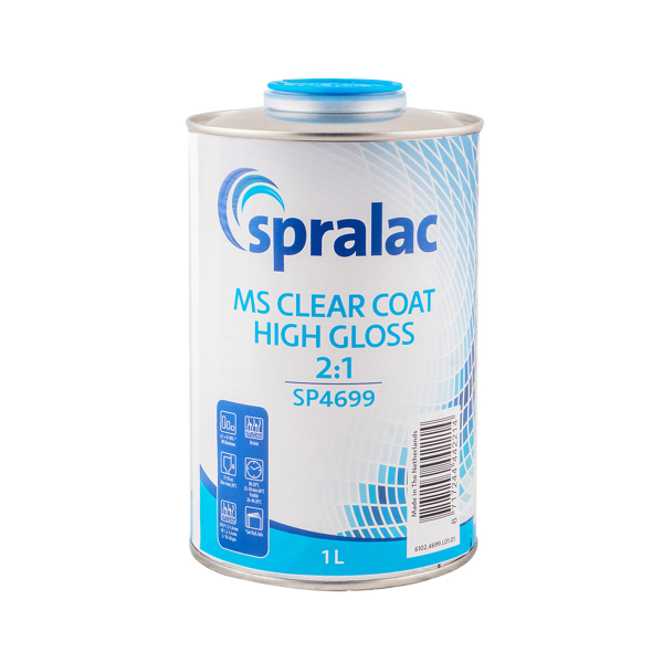 SP 4699 MS Clear Coat High Gloss 2:1 MS Лак прозорий підвищеного блиску SPRALAC 1 л