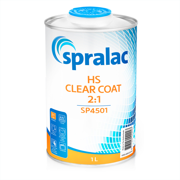 SP 4501 HS Clear Coat 2:1 HS Лак прозорий SPRALAC 1 л
